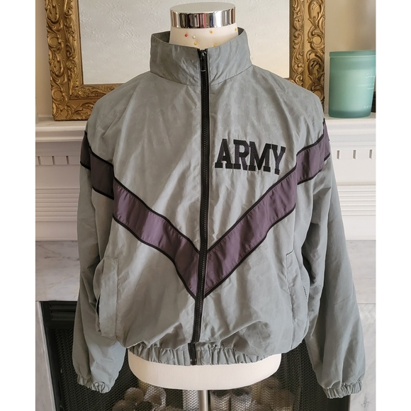 U.S. Army Other - Vintage Army Gray Black Camo Jacket Small